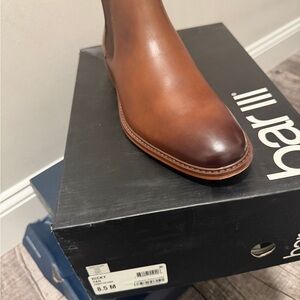 Bar III Men's Tan Leather Ankle Boots